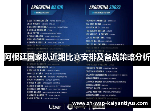 阿根廷国家队近期比赛安排及备战策略分析